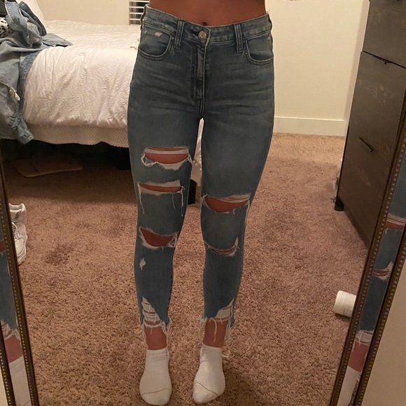 American Eagle Outfitters Denim - American Eagle Distressed Skinny Jeans